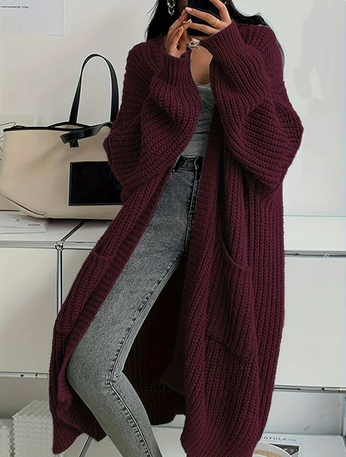 Cardigan Long Oversize