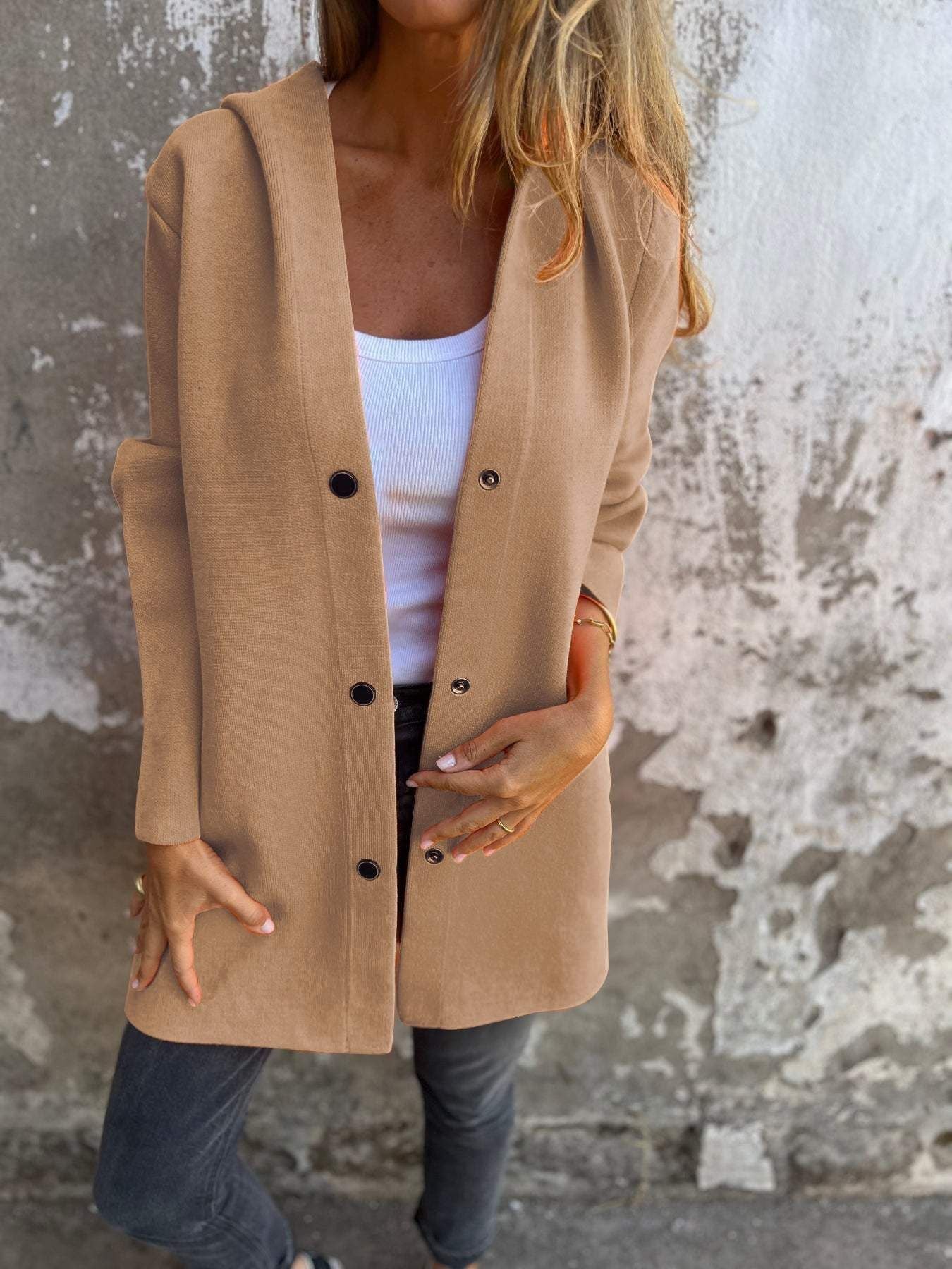 Manteau Chic à Capuche