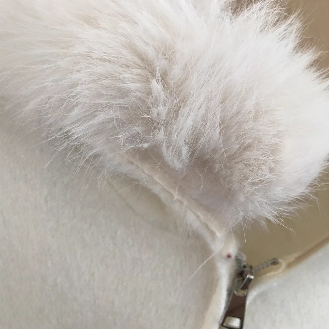 Veste Fourrure Élégante