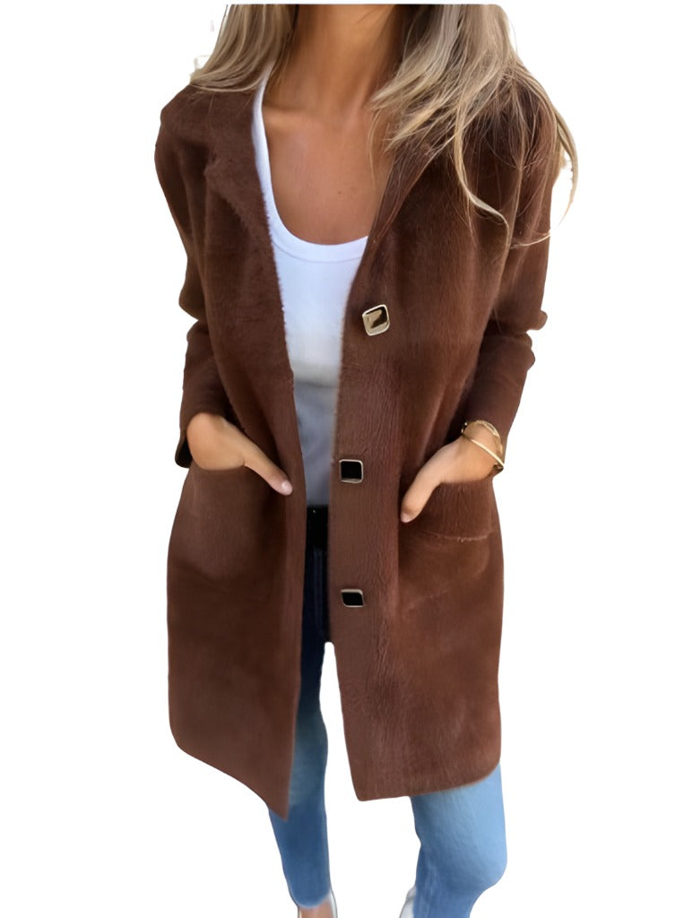 Manteau Doux Élégant