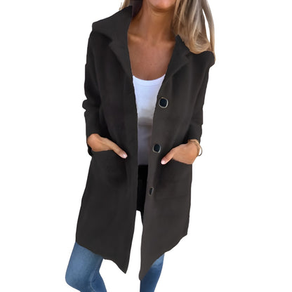 Manteau Doux Élégant